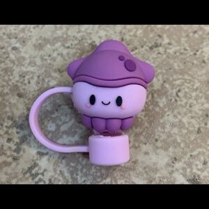 New! Silicone Octopus Straw Topper for large drinking straws.